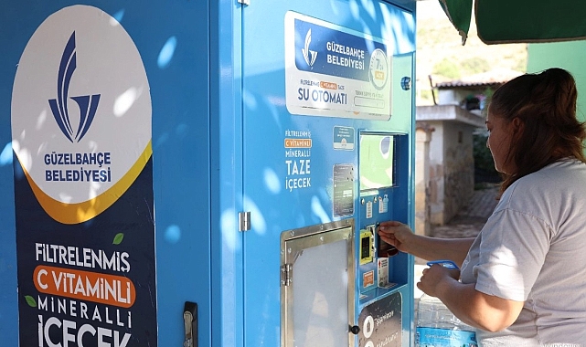 Güzelbahçe’de 'SUMatikler' Halkın Hizmetine Yayılıyor