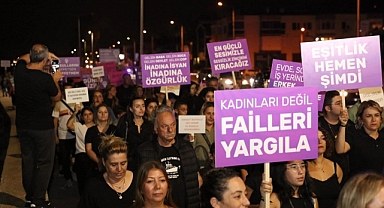 Güzelbahçe, Şiddete Karşı Yürüyüş Düzenledi