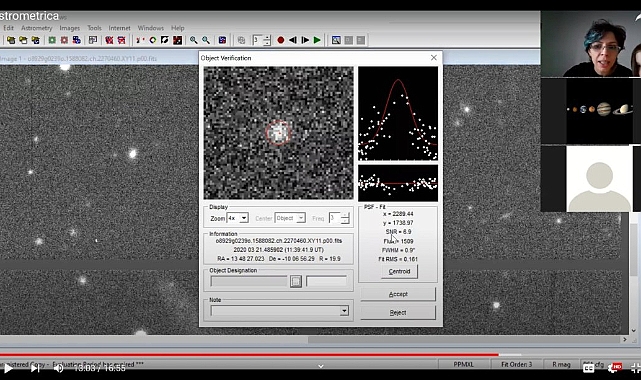İlk kez Türkiye'den bir ekip güneş sistemi içerisinde gök cismi keşfetti