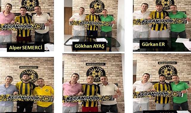 Keşanspor Kadrosunu 6 Yeni Transferle Güçlendirdi