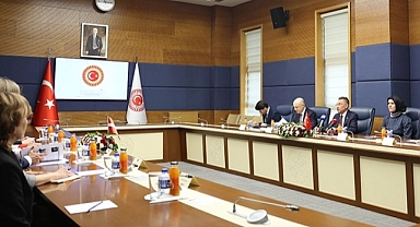 Letonya Dışişleri Bakanı, TBMM Dışişleri Komisyonu'nda Ağırlandı