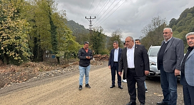 Milletvekili Aldatmaz, Kumluca çevre yolu çalışmalarını inceledi