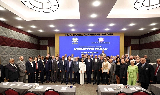 Necmettin Erkan, İstanbul Esnaf ve Sanatkârlarıyla Bir Araya Geldi