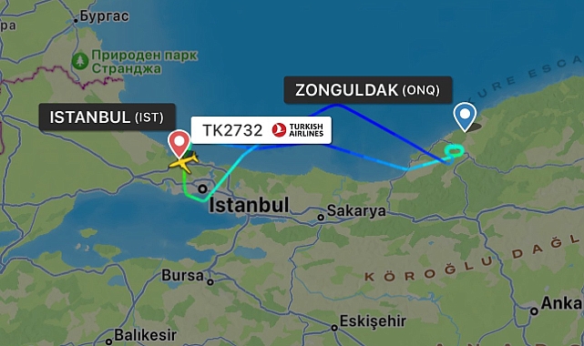 Olumsuz Hava Koşulları Zonguldak Havalimanı’nda Uçuşlara Engel Oldu