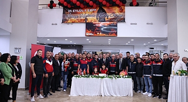 Zonguldak Belediyesi'nde İtfaiye Haftası kutlandı