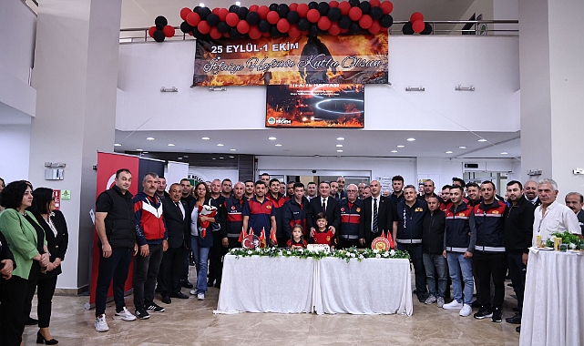 Zonguldak Belediyesi'nde İtfaiye Haftası kutlandı