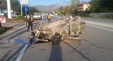 Zonguldak-Devrek Yolunda Trafik Kazası: 1 Yaralı