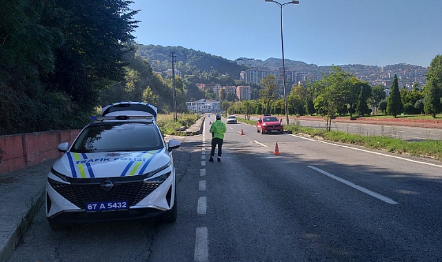 Zonguldak'ta güvenlik güçlerinin yoğun denetimi sürüyor