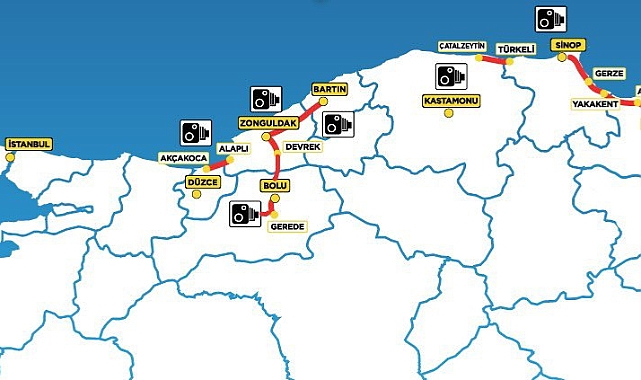 9 İlde Ortalama Hız Denetimi Başlıyor