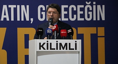 Adalet Bakanı Yılmaz Tunç, AK Parti'nin Kilimli İlçe Başkanlığı kongresinde konuştu