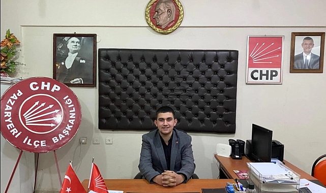 CHP Pazaryeri Gençlik Kolları Başkanlığı'na Emirhan Ana Atandı