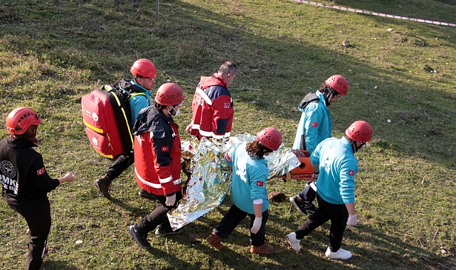 Devrek'te geniş kapsamlı afet tatbikatı yapıldı