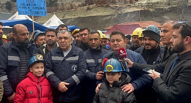 GMİS Genel Başkanı Yeşil ve yöneticiler, Çayırhan işçilerini yalnız bırakmadı