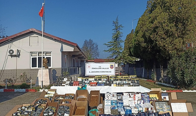 Jandarmadan kaçak tütün operasyonu