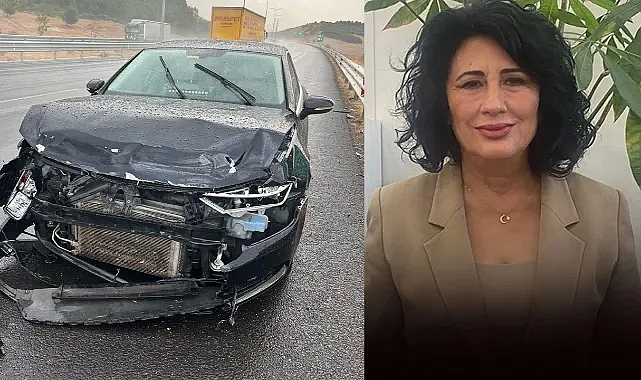Kınık Belediye Başkanı Sema Bodur Trafik Kazası Geçirdi!