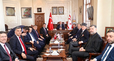 KKTC Cumhurbaşkanı Ersin Tatar, Başkan Doğan’ı Ziyaret Etti