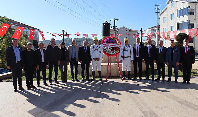 Kömürü bulan Uzunmehmet, törenle anıldı