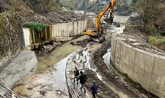 Milletvekili Avcı, "16 milyon TL yatırım bedeliyle Kozlu'da dere ıslahlarına devam ediyoruz"