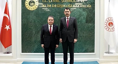 Murat Kurum, Antalya'nın İhtiyaçlarını Görüşmek Üzere Muhittin Böcek'i Kabul Etti