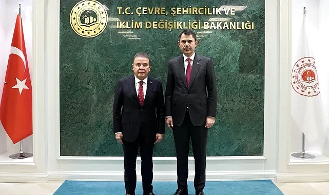 Murat Kurum, Antalya'nın İhtiyaçlarını Görüşmek Üzere Muhittin Böcek'i Kabul Etti