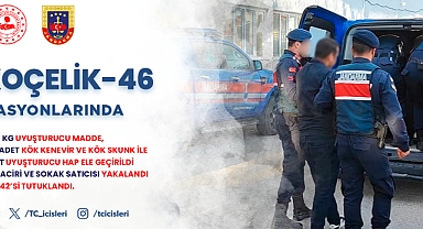 NARKOÇELİK-46 Operasyonlarında 2 Ton 3 Kg Uyuşturucu Ele Geçirildi