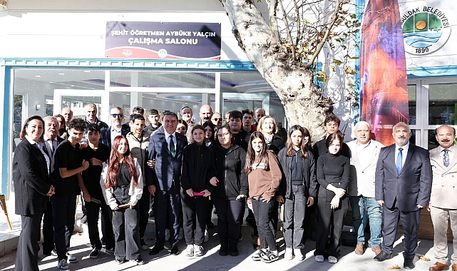 Şehit Öğretmen Aybüke Yalçın Çalışma Salonu'nun açılışı gerçekleştirildi