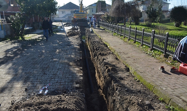 10 kilometrelik kanalizasyon şebekesinin yapımına başlandı