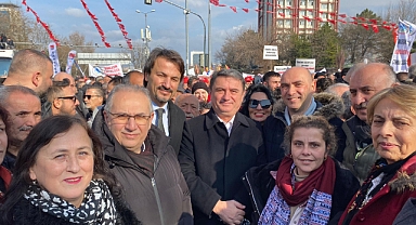CHP Tandoğan Meydanı'nda: 'Emeğin Yanındayız'
