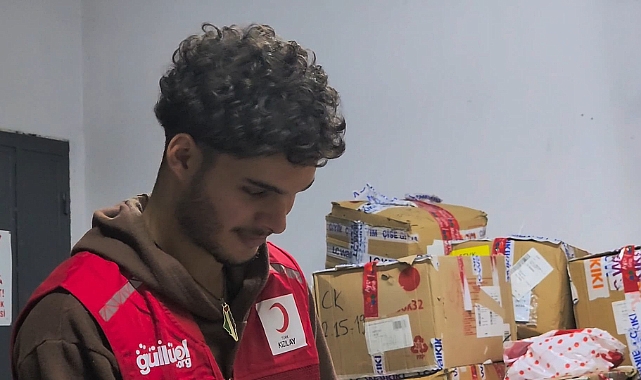 Gazzeli Abdullah, Zonguldak'ta ihtiyaç sahiplerinin imdadına koşuyor