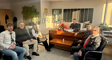 Arslanbuğa, maden makineleri fabrikasında işçilerle bir araya geldi