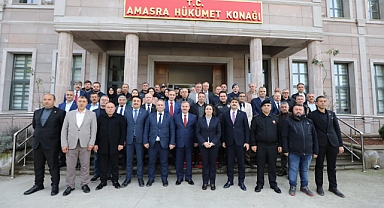 Bartın Valisi Nurtaç Arslan, Amasra'da Muhtarlarla Buluştu