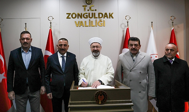 Diyanet İşleri Başkanı Ali Erbaş’tan Zonguldak Valiliği’ne Ziyaret
