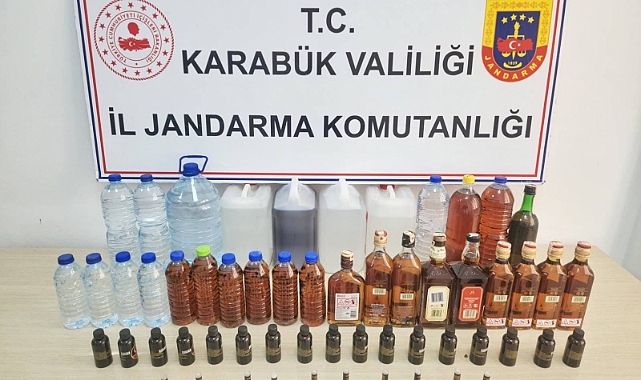 Karabük&#039;te Kaçak İçki Operasyonu: 1 Şüpheli Gözaltına Alındı