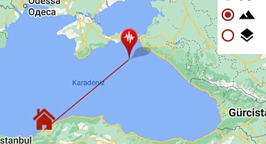 Karadeniz'de 4.3 büyüklüğünde deprem