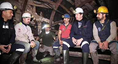 Mahmut Arıkan, Zonguldak'ta Maden İşçileriyle Buluştu