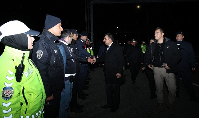Vali Hacıbektaşoğlu'ndan yılbaşı ziyaretleri