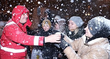 Tahsin Erdem, Karla Mücadele Ekiplerini Ziyaret Etti, Vatandaşlarla Buluştu