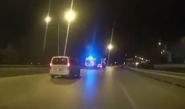 Ambulansa Yol Vermeyen Sürücüye Ceza Kesildi