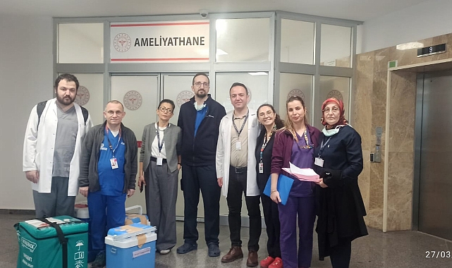 Beyin kanaması geçiren hastanın organları umut oldu!