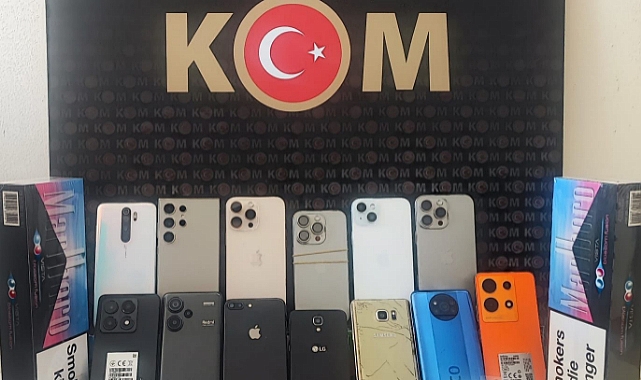 Çok sayıda gümrük kaçağı telefon ele geçirildi!
