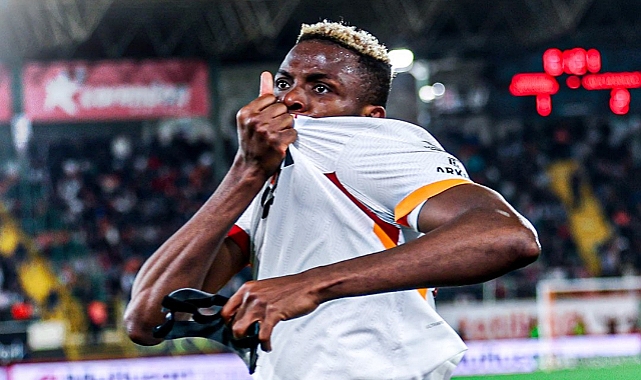 Galatasaray'dan Alanya'da kritik galibiyet: Aslan Osimhen ile güldü