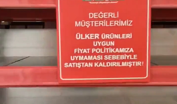 ÜLKER'i Raflarından Çıkaran Market Zinciri Sosyal Medya'da Olay Oldu