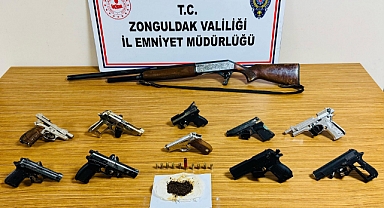 Zonguldak’ta Kaçak Silah Operasyonu