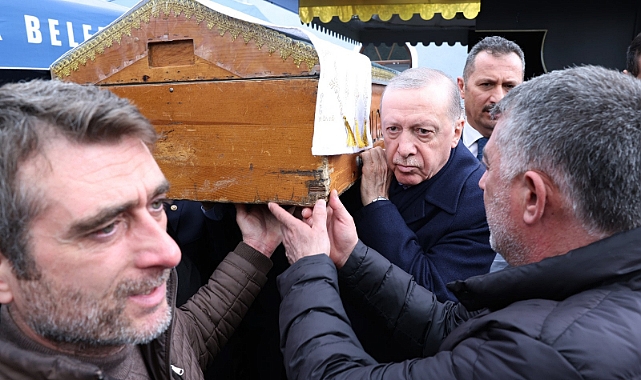 Cumhurbaşkanı Erdoğan, Kocaeli'de Burhan Abiş'in cenazesine katıldı