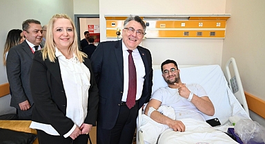Rektör Özölçer’den BEUN Hastanesi’ne bayram ziyareti
