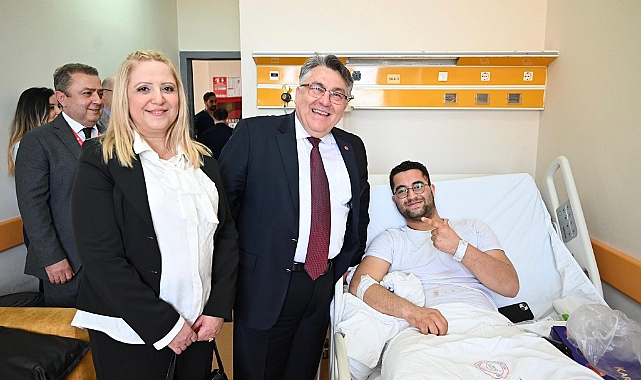 Rektör Özölçer’den BEUN Hastanesi’ne bayram ziyareti