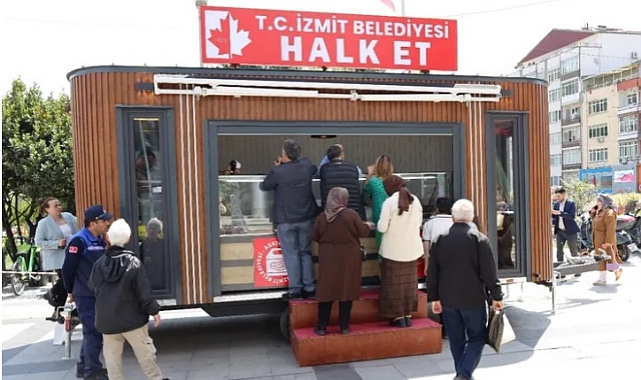 Uygun Fiyatlı Et İçin Halk Et Aracı İzmit Meydanı’nda!