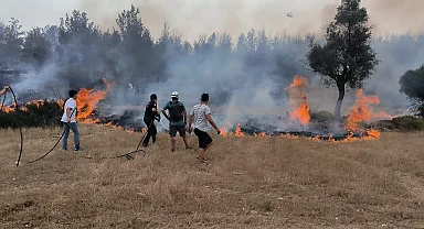 Muğla Büyükşehir ekipleri 6 Ayda 380 anız yangınına müdahale etti