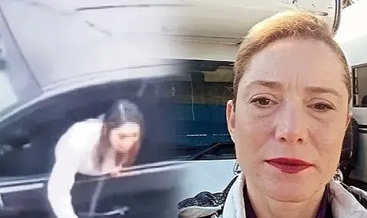 Şişli'de olaylı gece! Oyuncu Ceren Bıyıklı 5 araca zarar verdi .