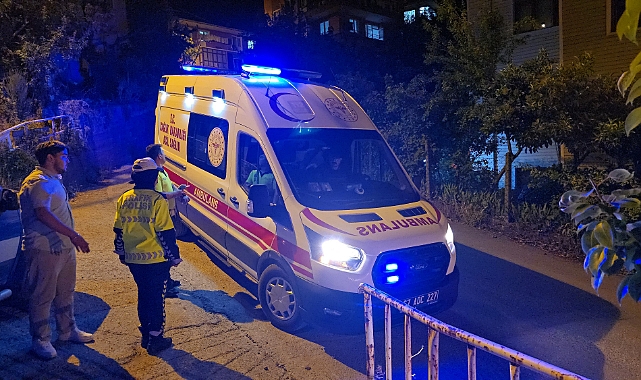 Kontrolden çıkan motosiklet devrildi: 1 yaralı